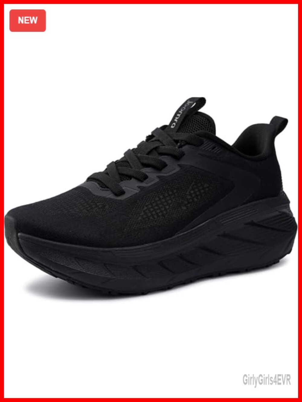 Wide Toe Box Running Sneakers Thick Cushioned Athletic Walking Shoes